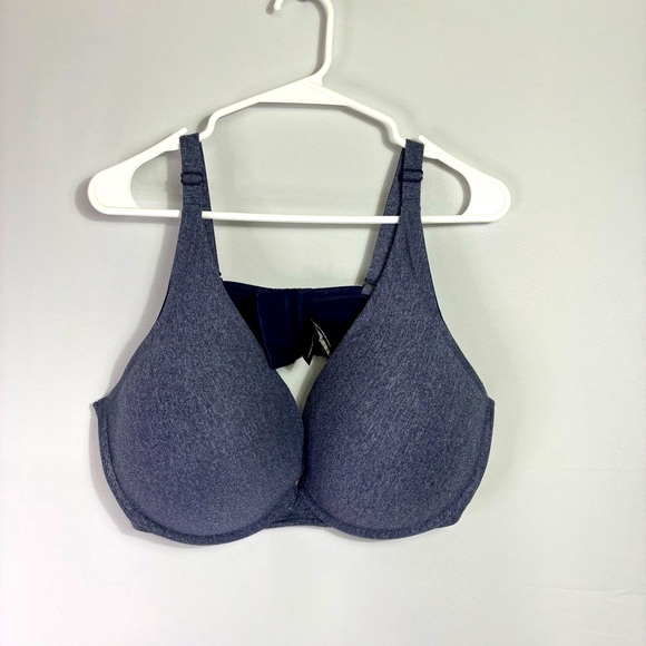 torrid Other - Torrid Curve Blue Gray Plunge Bra with Molded Cups Size 44DD
